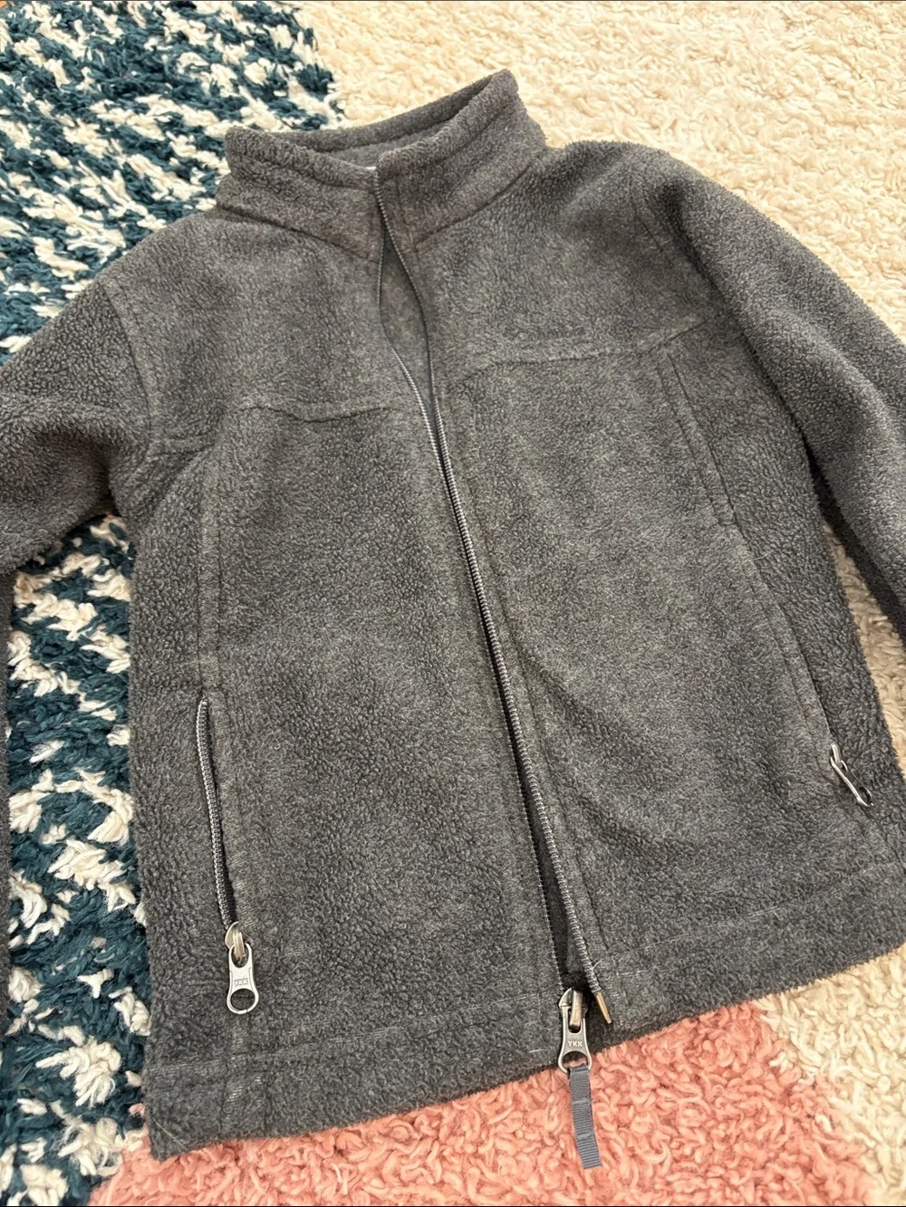 Alabama Rookie Gray Kids T‑Shirt, Grey Columbia Fleece